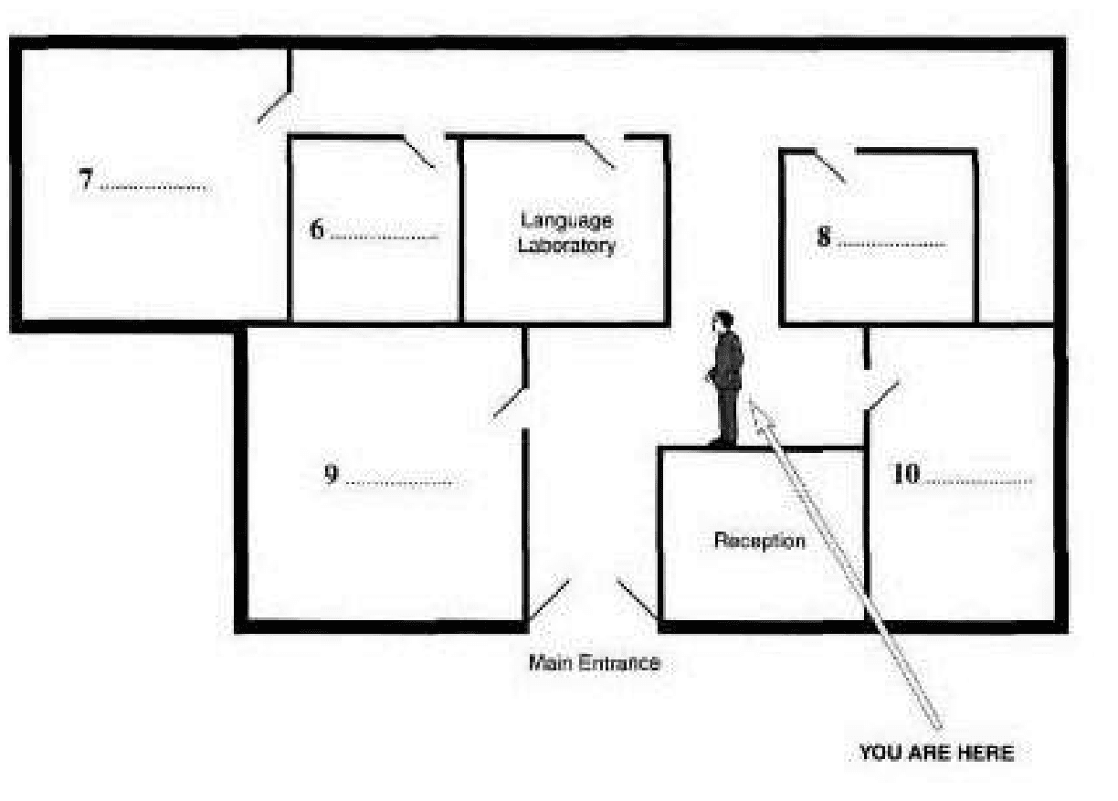 Label the rooms on the map