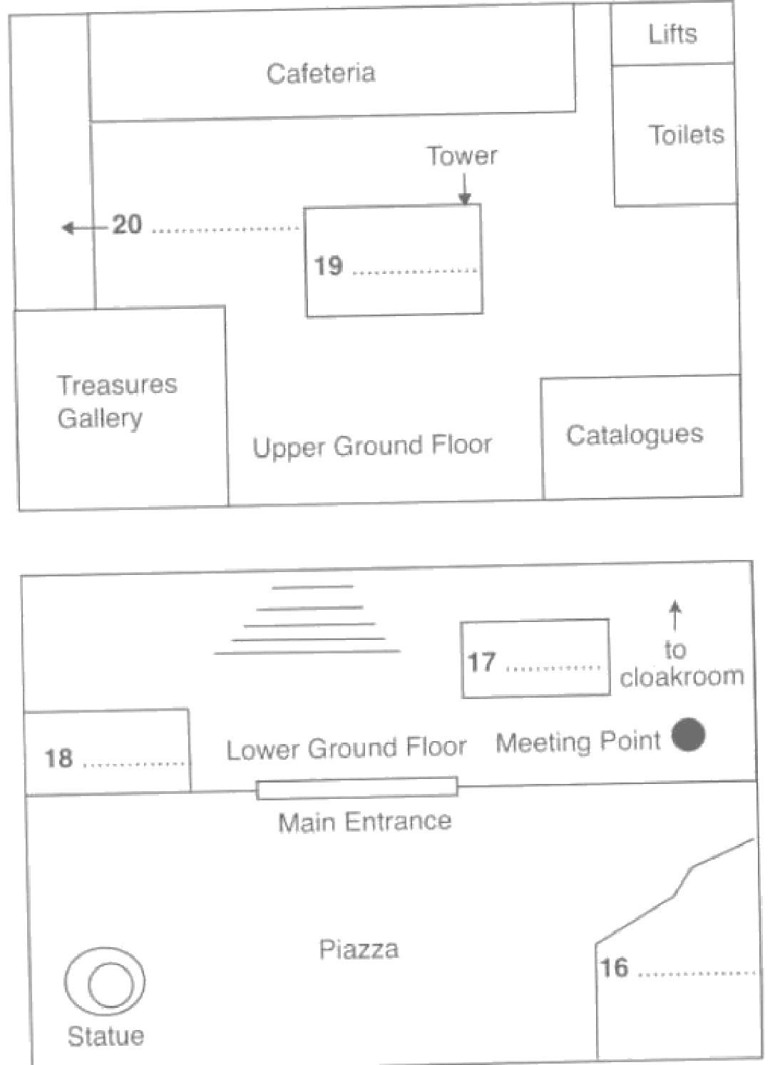 British Library — plan of the building