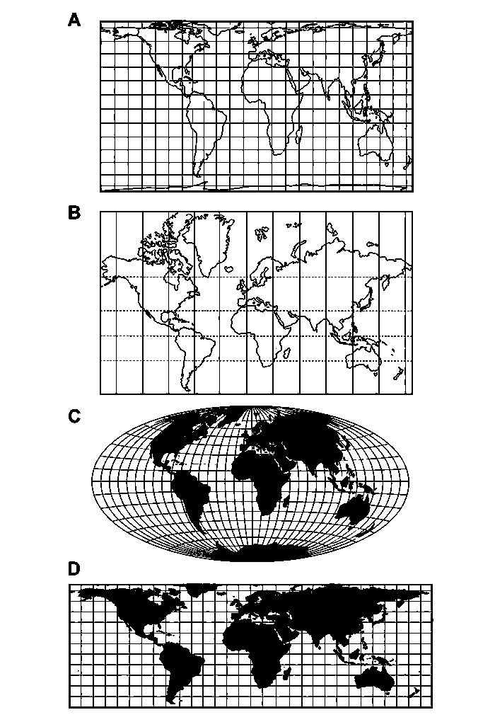 Map Projection Drawings